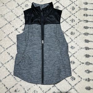 North Face two-toned quilted vest